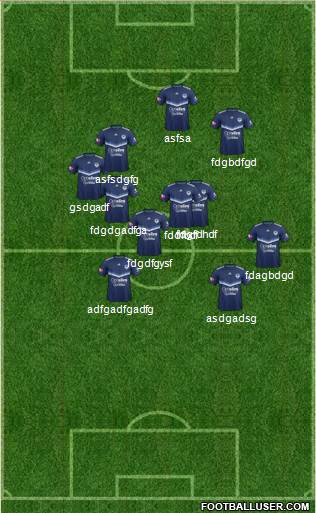 Melbourne Victory FC 4-2-1-3 football formation