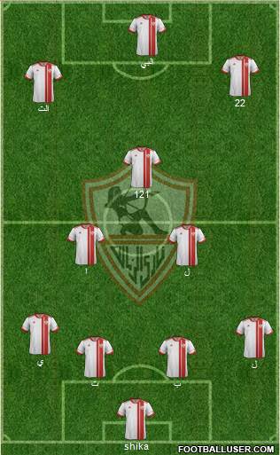 Zamalek Sporting Club football formation