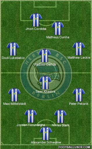 Hertha BSC Berlin football formation