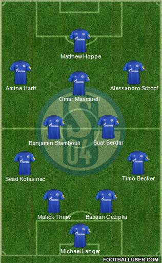 FC Schalke 04 football formation