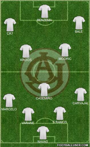 AC Juventus 4-1-2-3 football formation