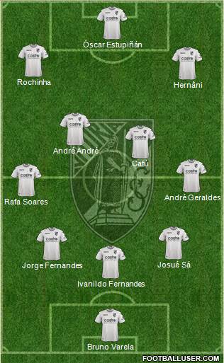 Vitória Sport Club 3-5-1-1 football formation