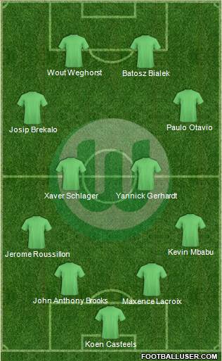 VfL Wolfsburg football formation