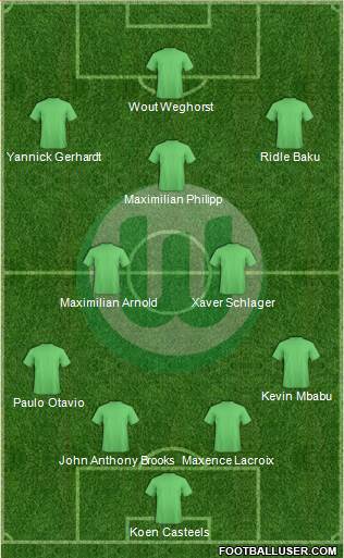 VfL Wolfsburg football formation