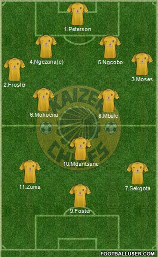 Kaizer Chiefs football formation