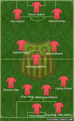 C Atlético Grau football formation