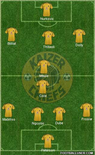 Kaizer Chiefs football formation