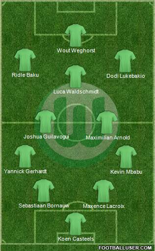 VfL Wolfsburg football formation