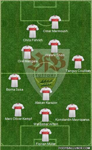 VfB Stuttgart football formation