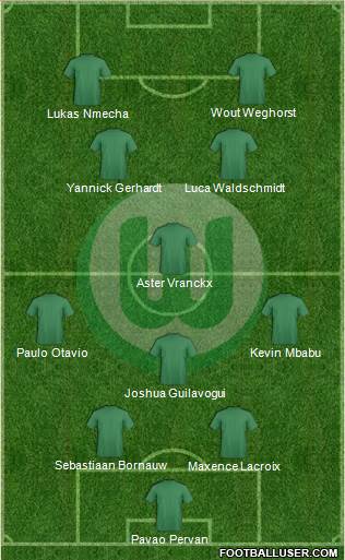 VfL Wolfsburg football formation