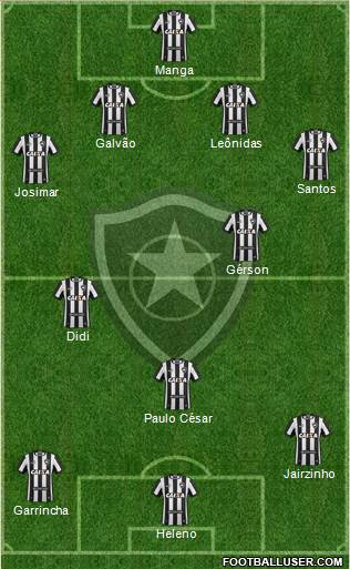 Botafogo FR football formation