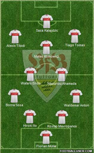 VfB Stuttgart football formation