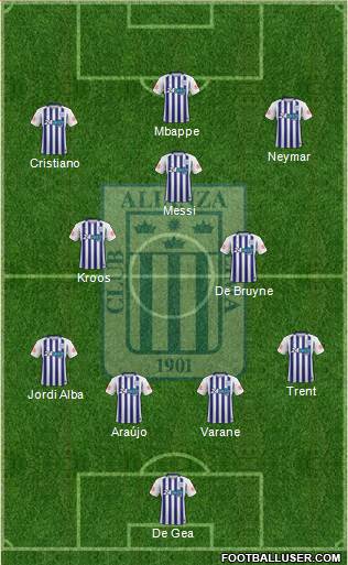 C Alianza Lima football formation