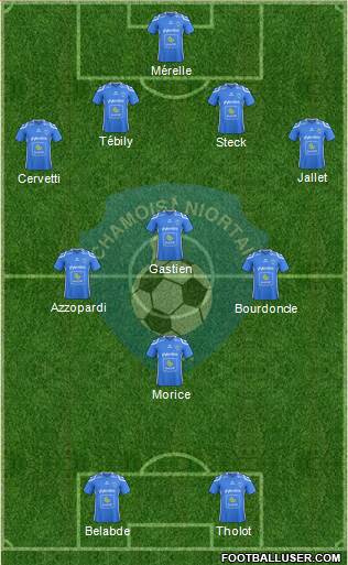 Chamois Niortais Football Club football formation