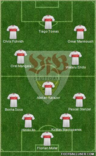 VfB Stuttgart football formation