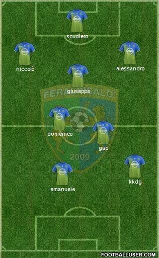 Feralpi Salò 5-4-1 football formation