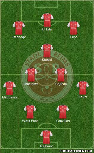 Stade de Reims football formation