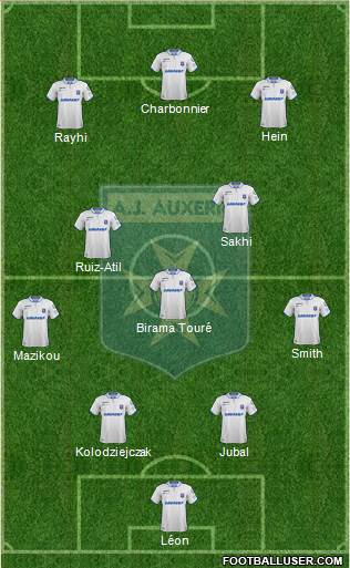 A.J. Auxerre football formation