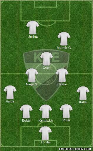 Kecskeméti TE football formation