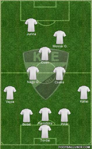 Kecskeméti TE football formation