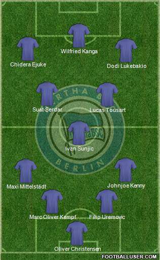 Hertha BSC Berlin football formation