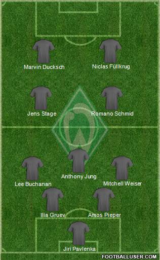 Werder Bremen football formation