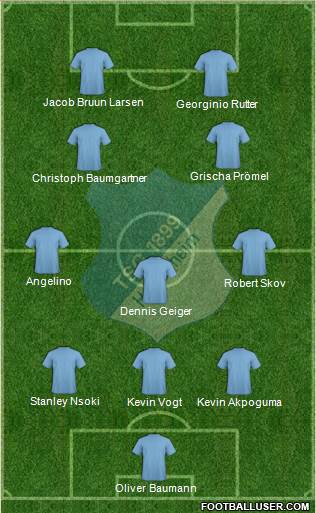 TSG 1899 Hoffenheim football formation