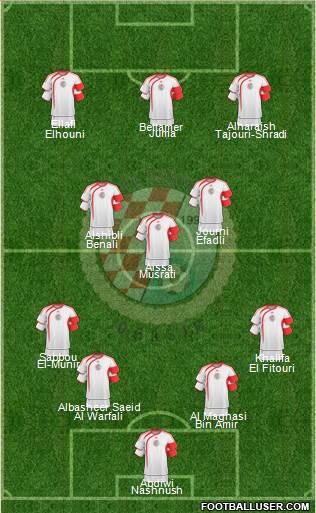 HNK Orasje 4-3-3 football formation