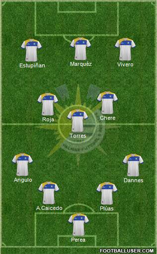Palmas FR 4-3-3 football formation
