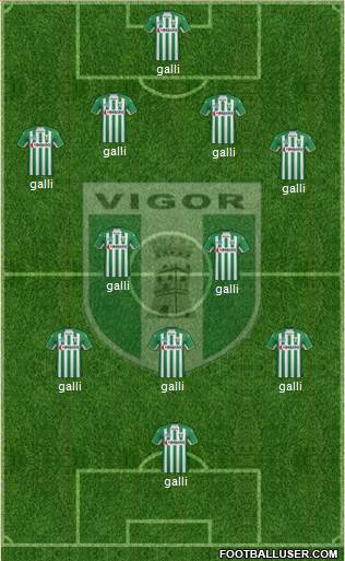 Vigor Lamezia 4-2-3-1 football formation