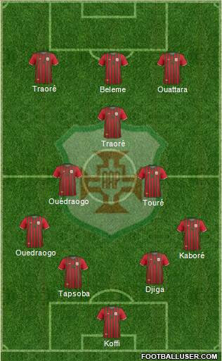 AA Portuguesa football formation