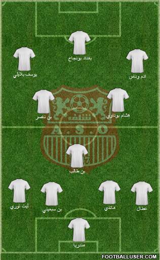 Amel Saad Olympic Chlef football formation