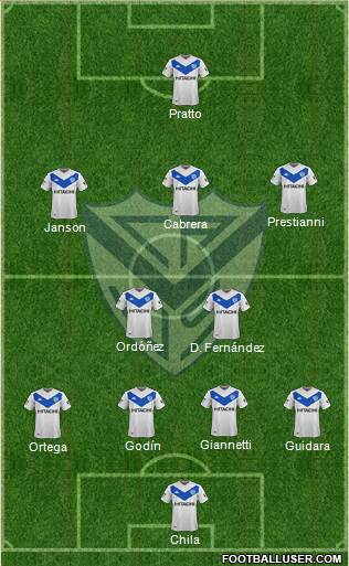 Vélez Sarsfield football formation