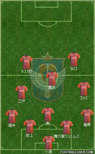 Albirex Niigata football formation