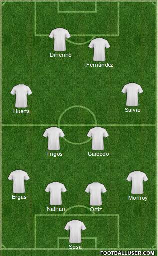 Euro 2016 Team 3-5-1-1 football formation