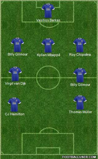 Bangor City football formation