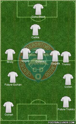 CD Olmedo 3-4-3 football formation