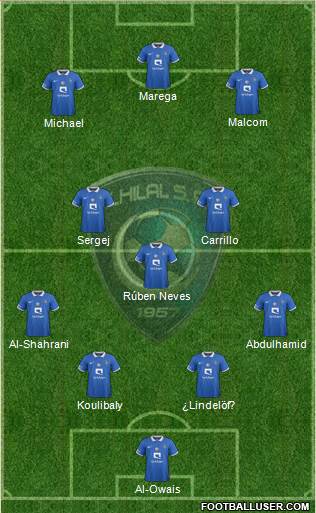 Al-Hilal (KSA) football formation