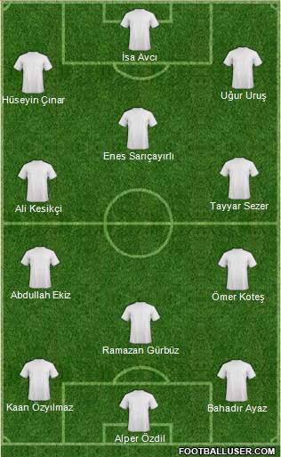 Champions League Team football formation
