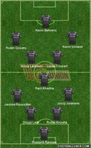 1.FC Union Berlin 4-1-4-1 football formation
