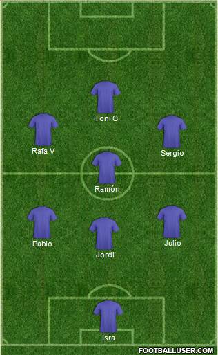Champions League Team football formation