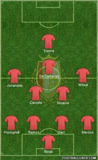 R Standard de Liège  football formation