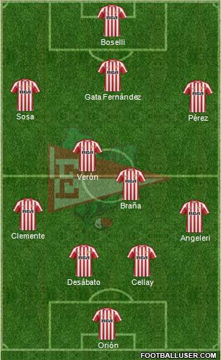 Estudiantes de La Plata  football formation