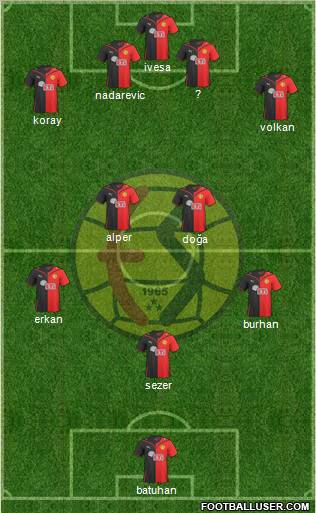 Eskisehirspor football formation