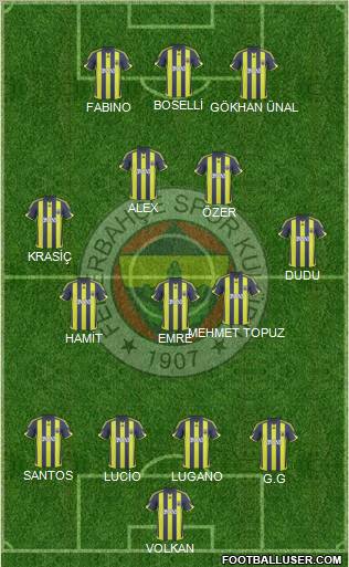 Fenerbahçe SK football formation