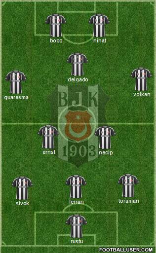 Besiktas JK Formation 2010