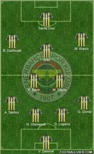 Fenerbahçe SK football formation