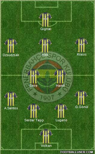 Fenerbahçe SK football formation