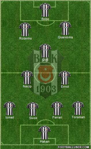 Besiktas JK Formation 2010
