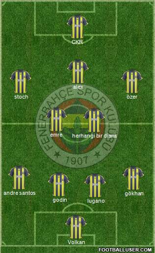 Fenerbahçe SK Formation 2010